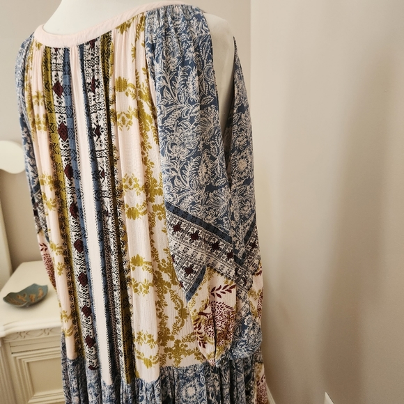 FREE PEOPLE PORTOBELLO ROAD BOHO TUNIC TOP / MINI DRESS RARE - Picture 5 of 8